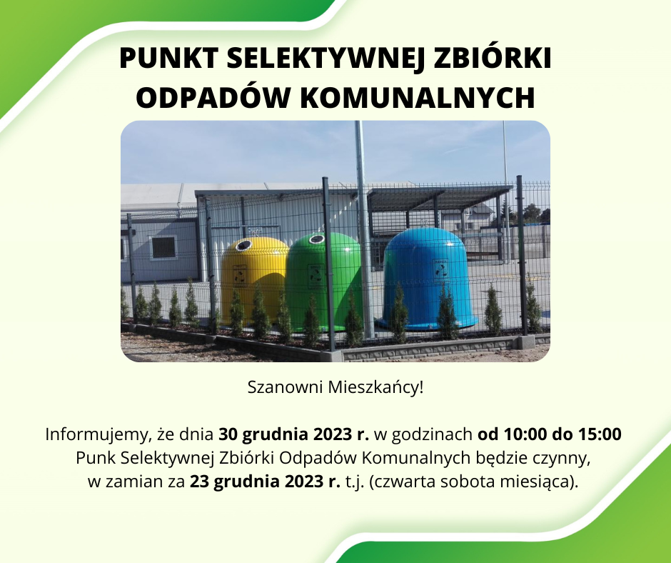 informacja PSZOK
