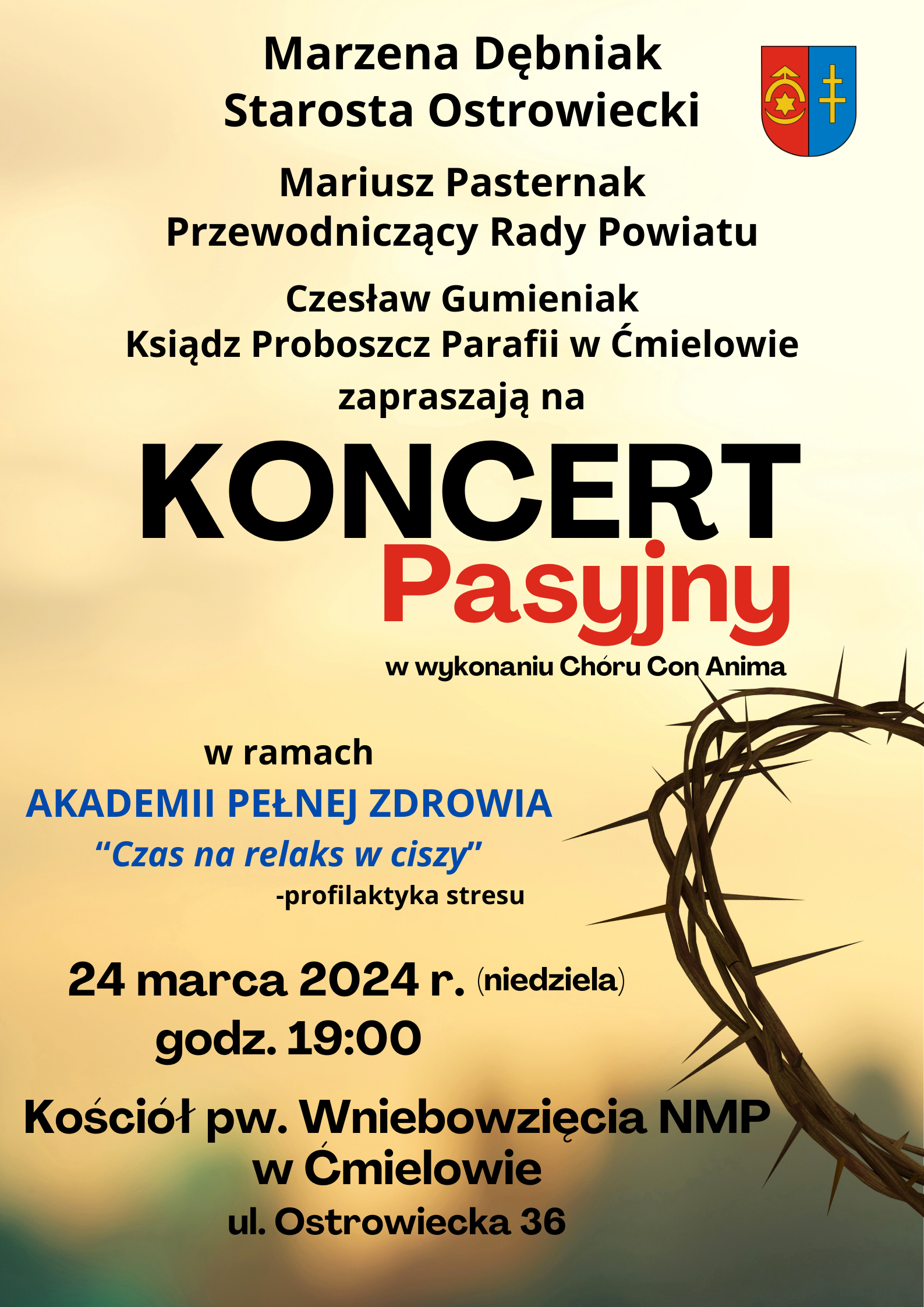 Koncerty Pasyjne w ramach Akademii Pełnej Zdrowia