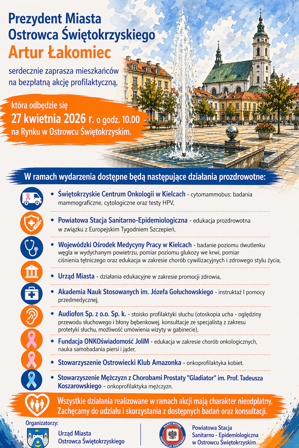 Bezpłatne Badania dla mieszkańców