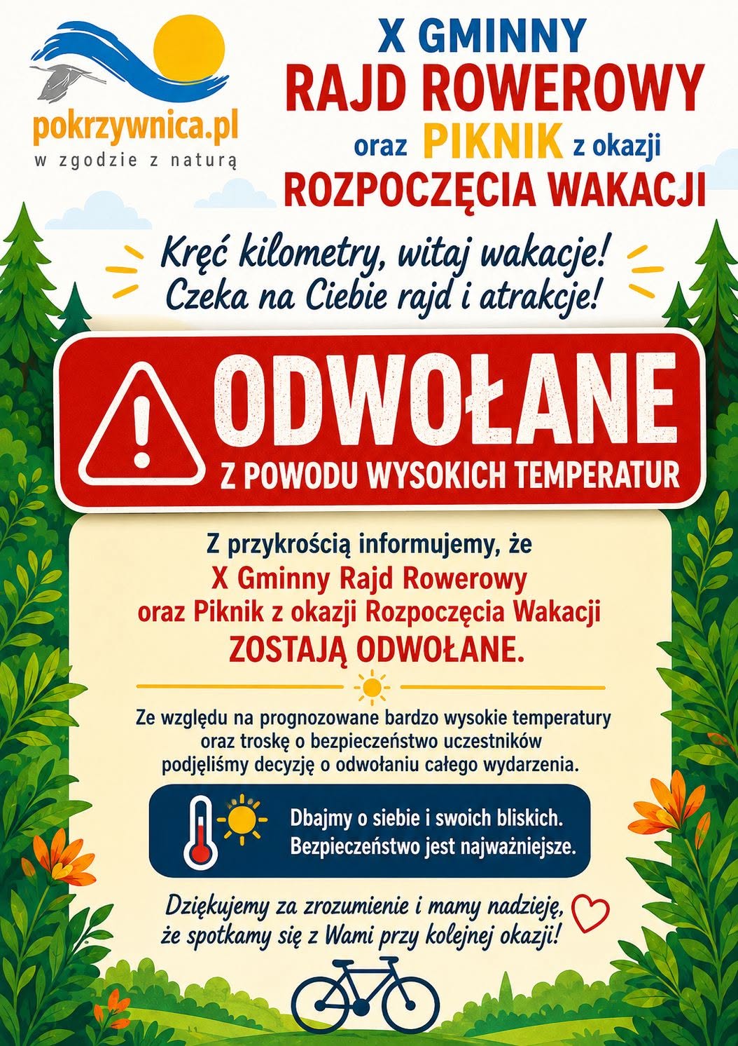 Rajd odwołany