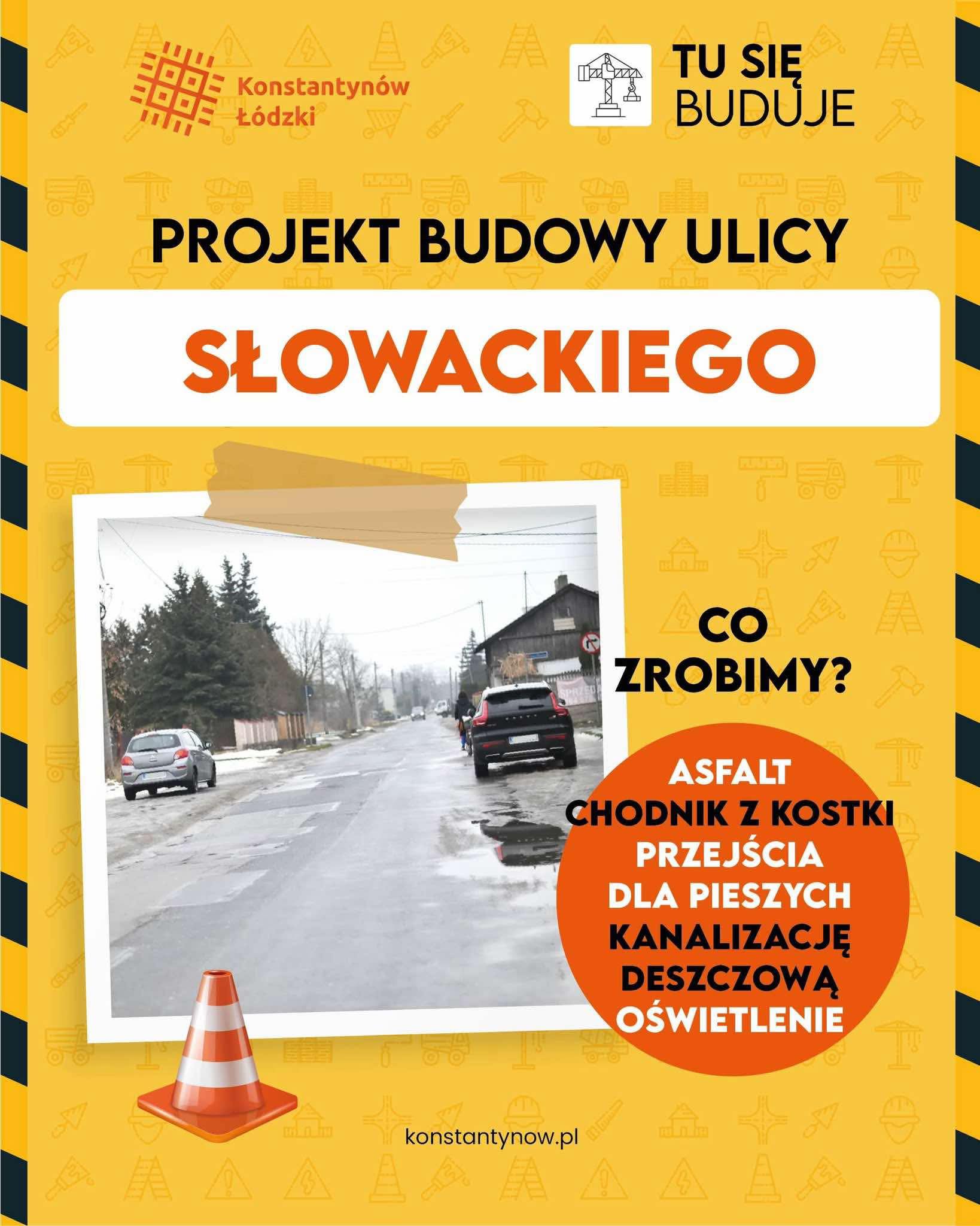 Projekt przebudowy ul. Słowackiego