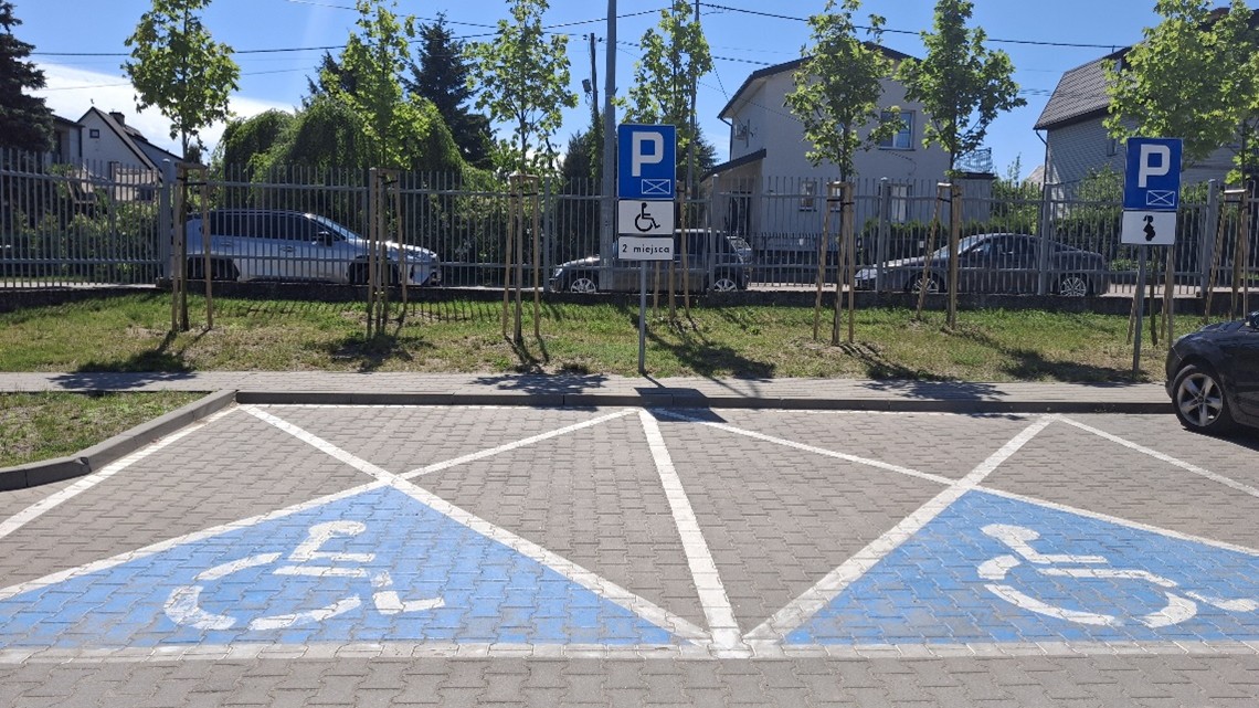 parking dla osób z niepełnosprawnościami