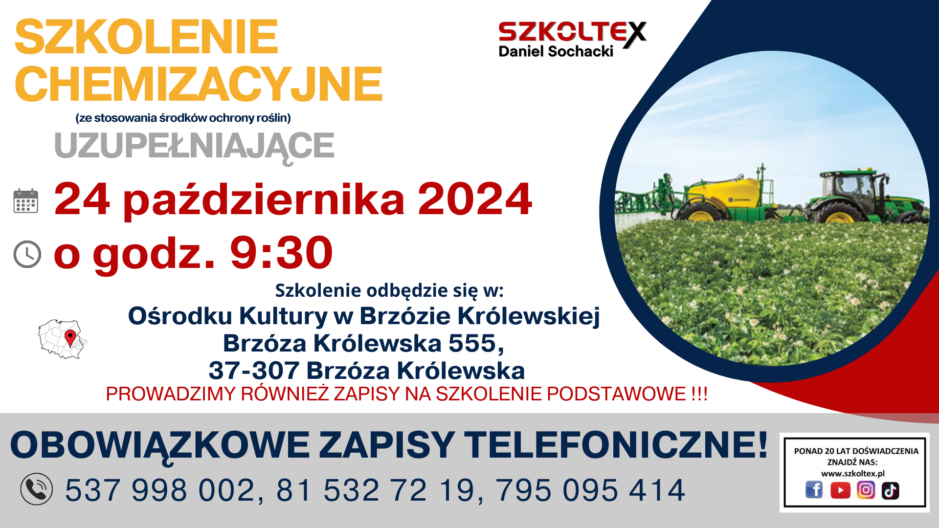 Szkolenie chemizacyjne 