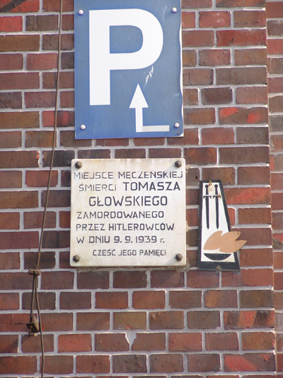  Tablica pamięci Tomasza Głowskiego