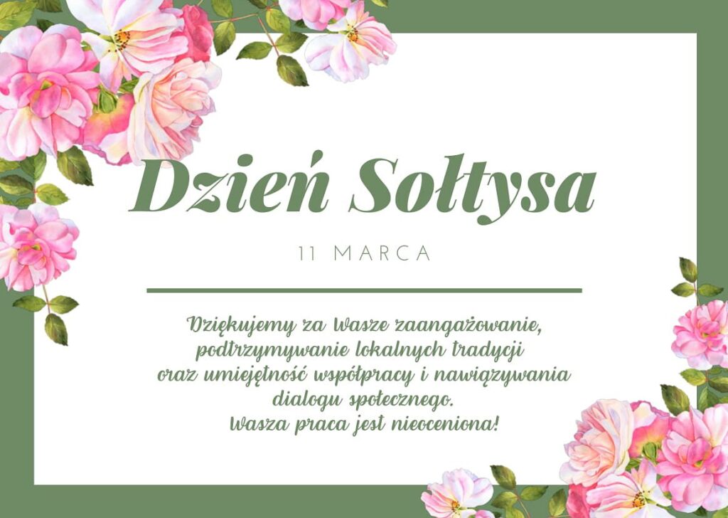 Dzień Sołtysa - wszystkiego najlepszego