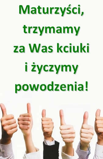 Matura 2021 - powodzenia