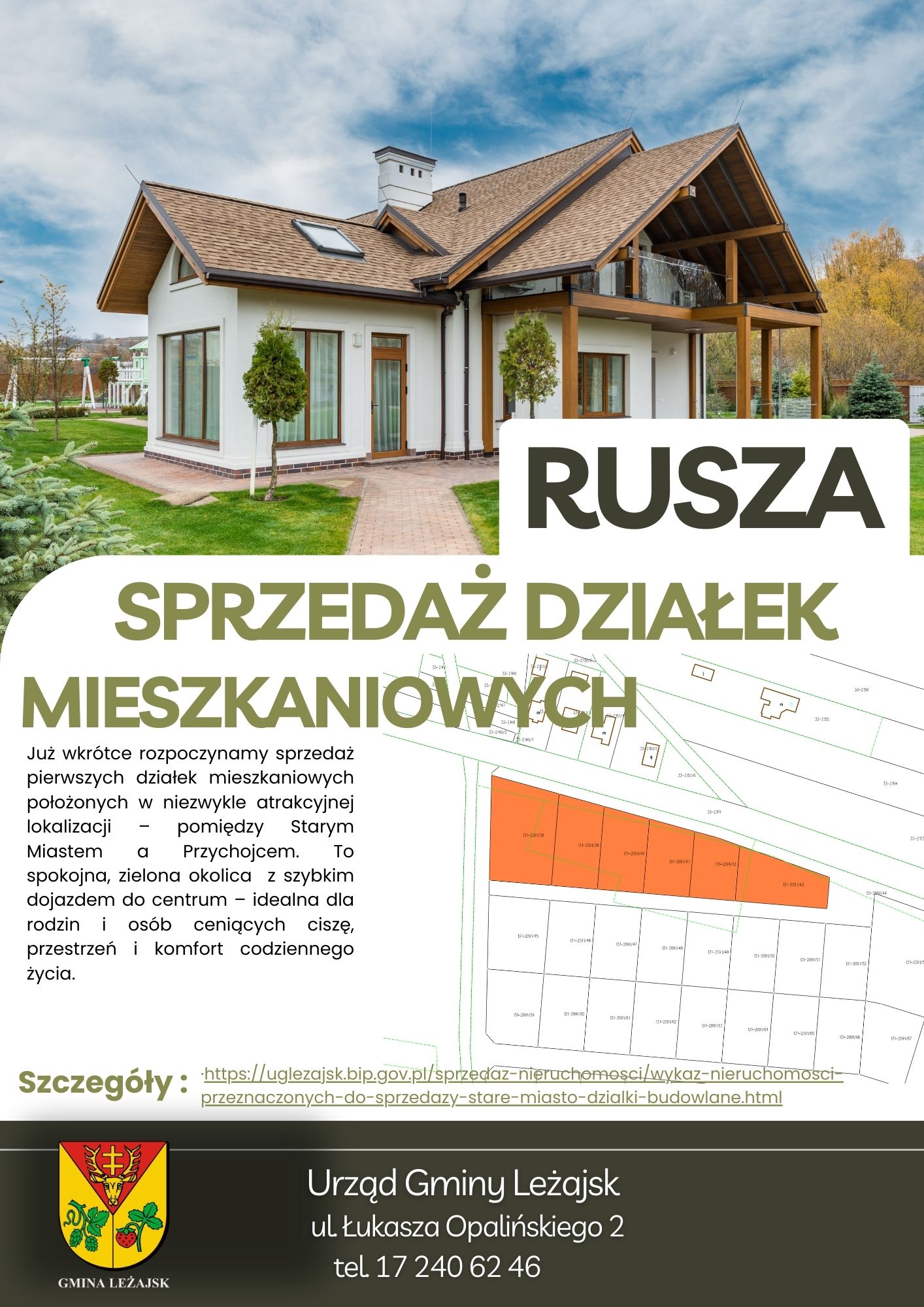 Sprzedaż działek mieszkaniowych 
