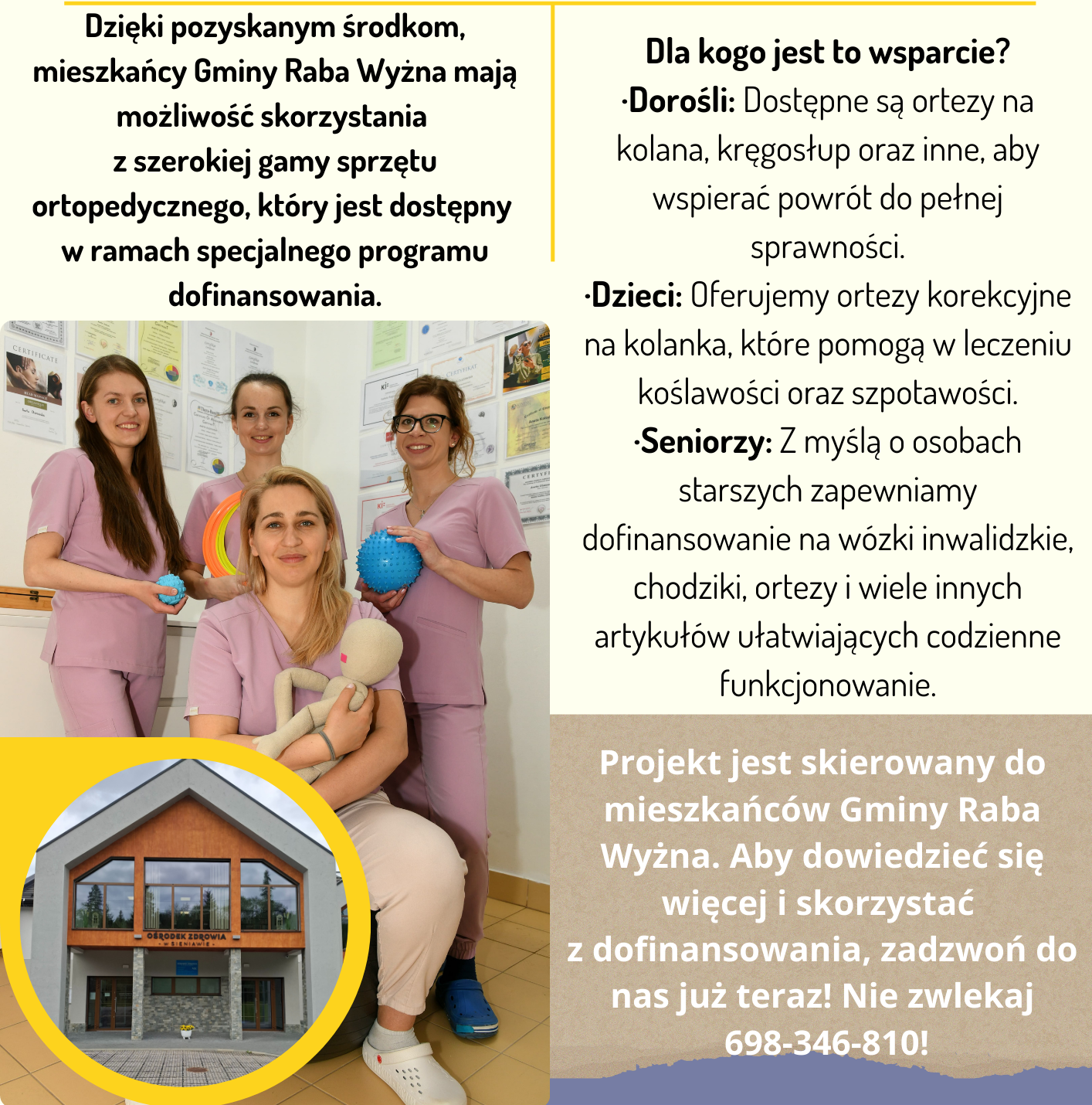 sprzęt ortopedyczny