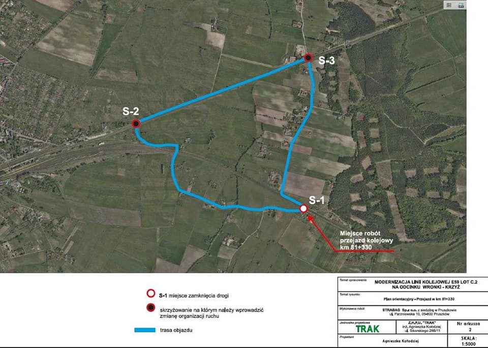 Lubcz Wielki - zamknięcie przejazdu