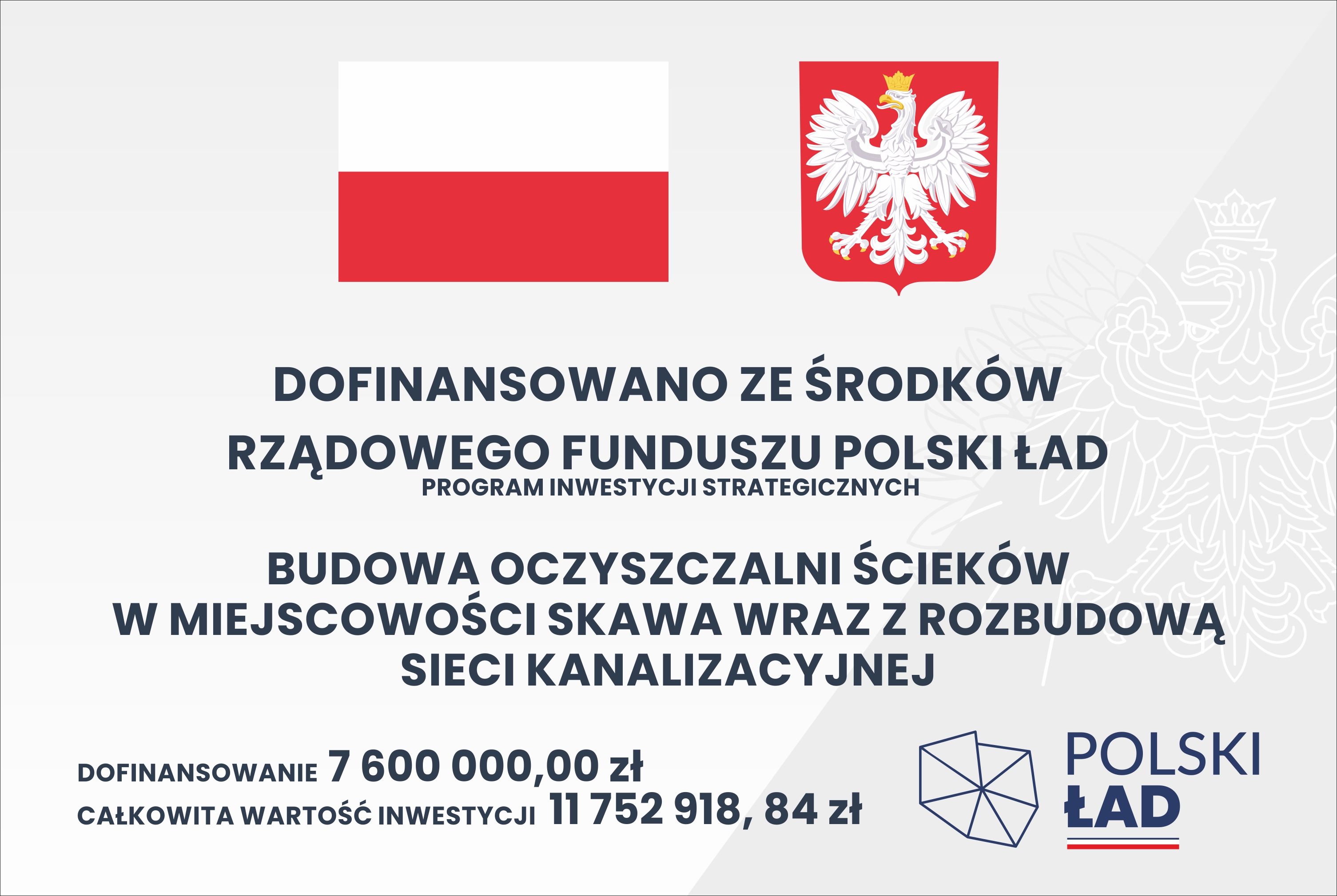 Tablica iformacyjan o dofinansowaniu