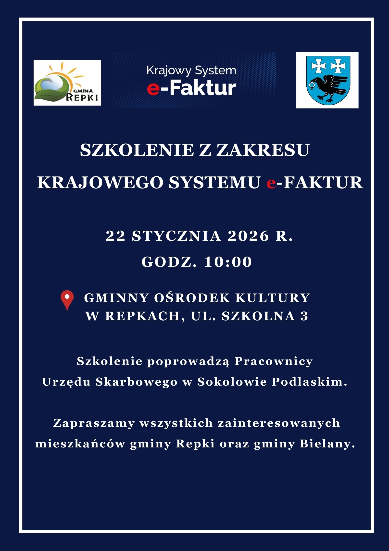 Zapraszamy na szkolenie z zakresu Krajowego Systemu e-Faktur (KSeF) 