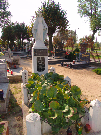 Nagrobek Waleriana Daniela na cmentrzu w Janowcu Wlkp. 