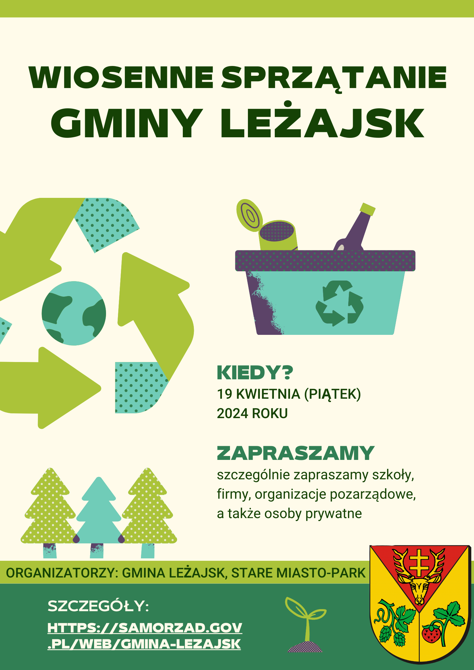 Wiosenne sprzątanie gminy Leżajsk