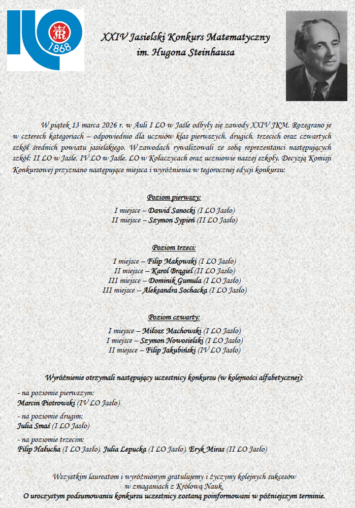 Wyniki XXIV JKM
