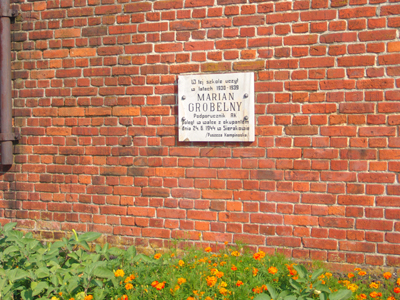 Tablica pamięci Marian Grobelny