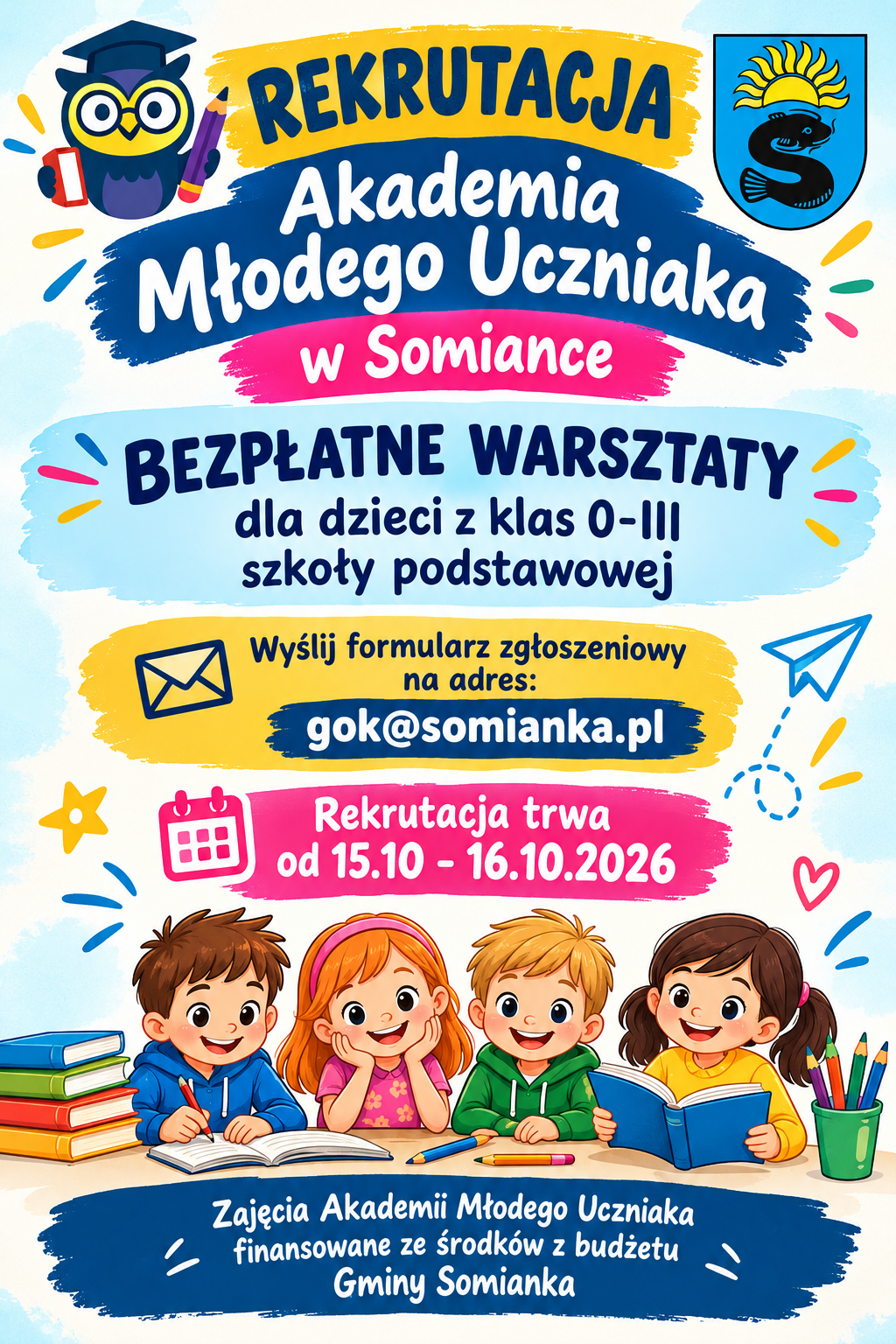 Rusza rekrutacja do Akademii Młodego Uczniaka w Somiance