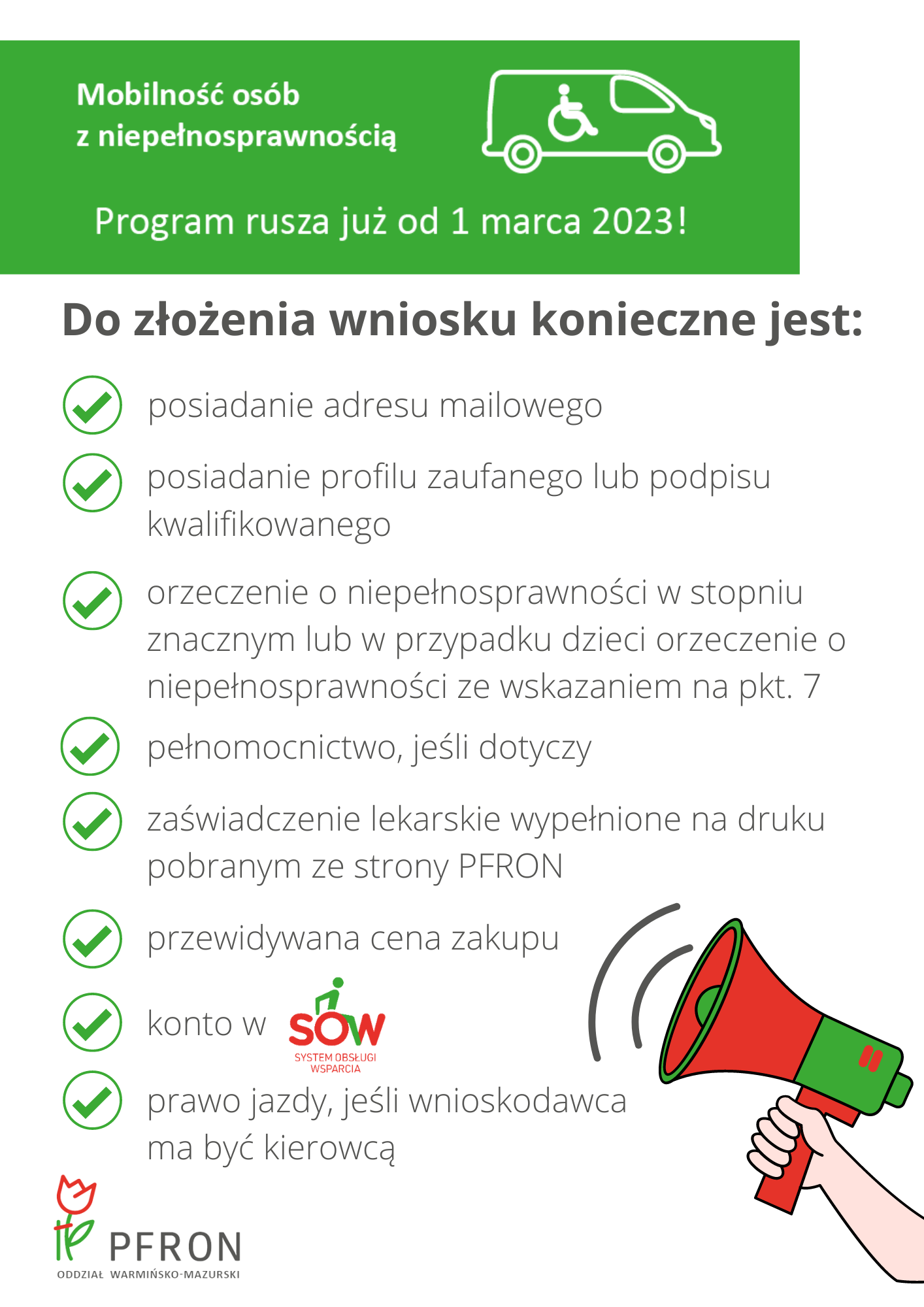 SAM - ulotka