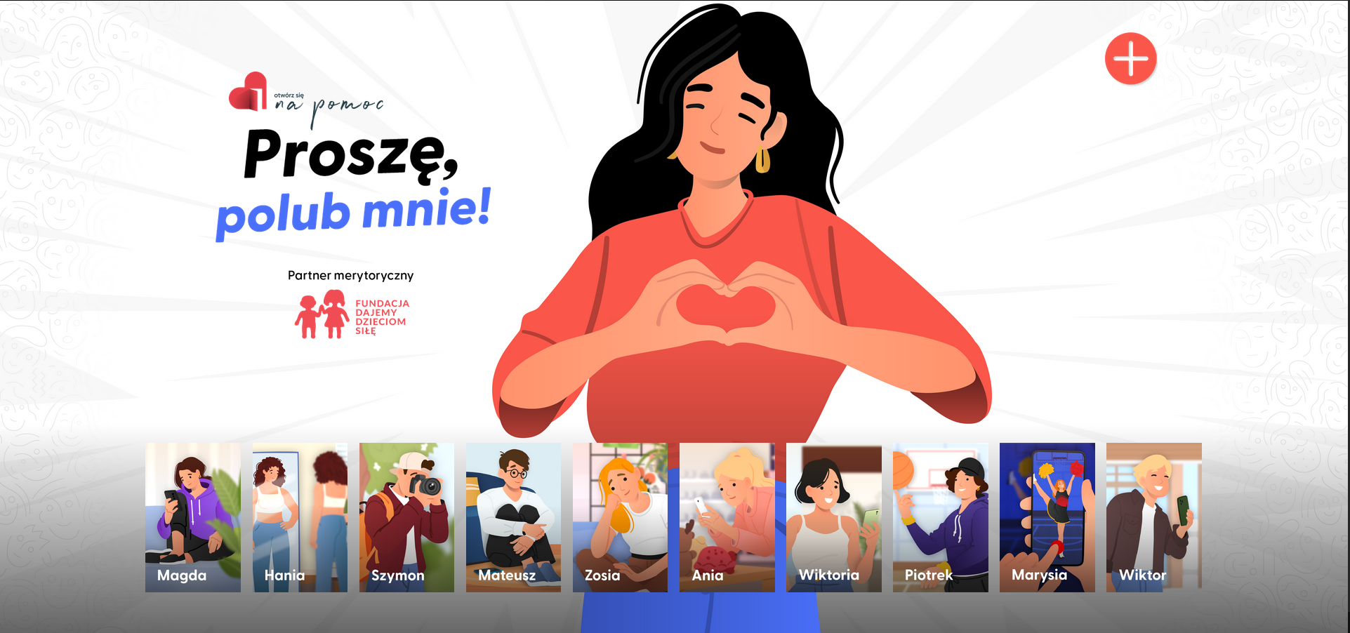 Kliknij, aby otworzyć stronę - Otwórz się na pomoc