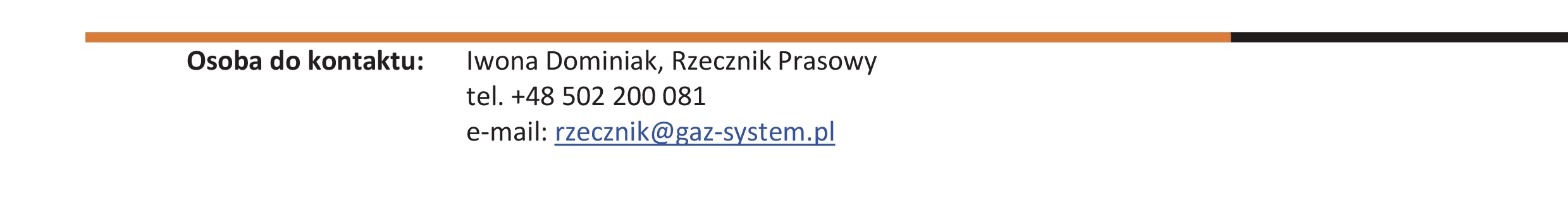 pasek kontaktowy
