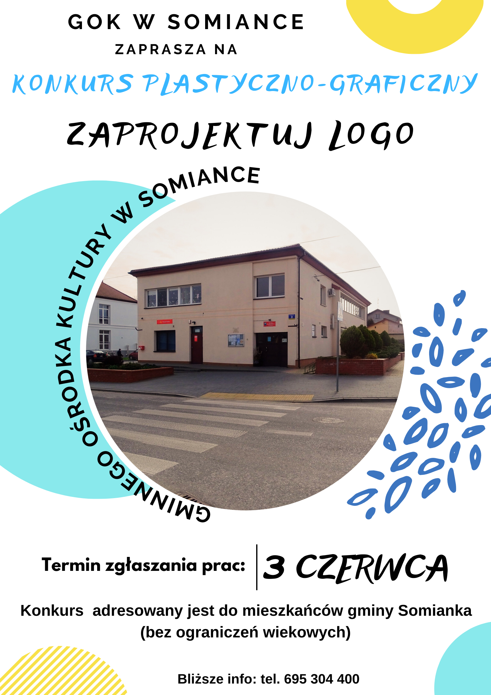 Konkurs Zaprojektuj logo Gminnego Ośrodka Kultury w Somiance