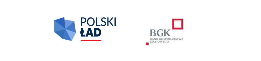 logotypy: Polski Ład, Bank Gospodarstwa Krajowego