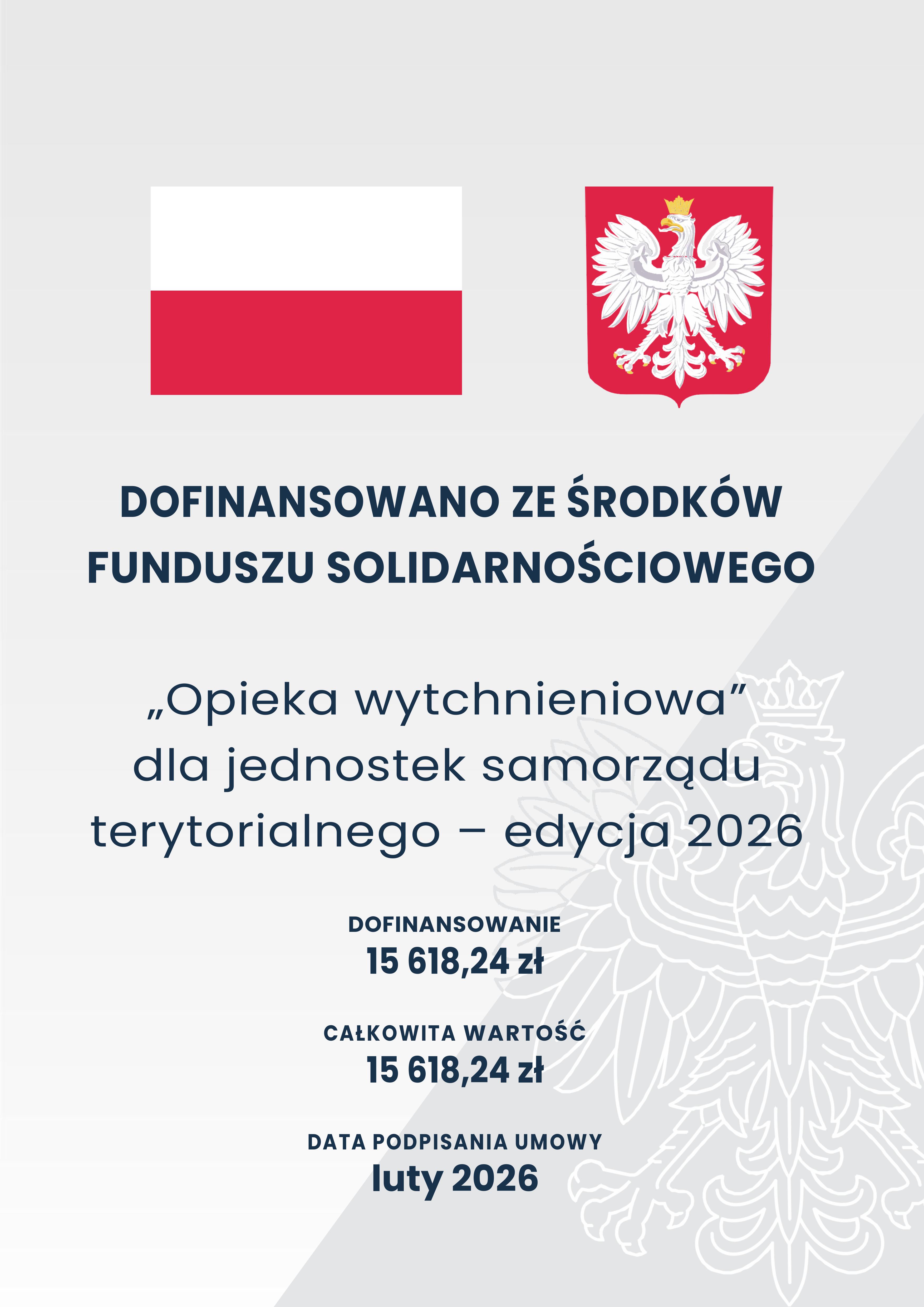 Plakat opieka wytchnieniowa