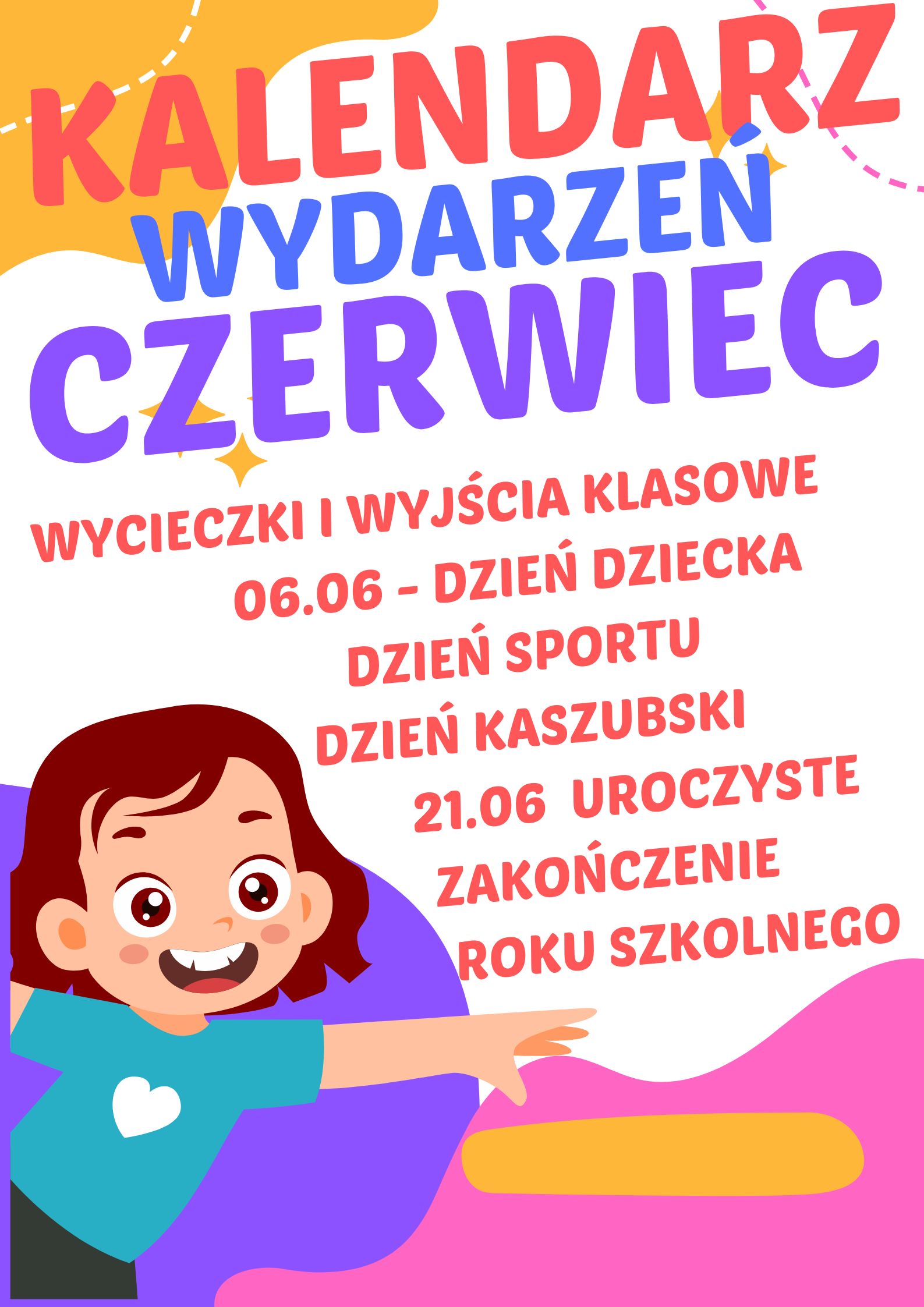 Kalendarz wydarzeń czerwiec