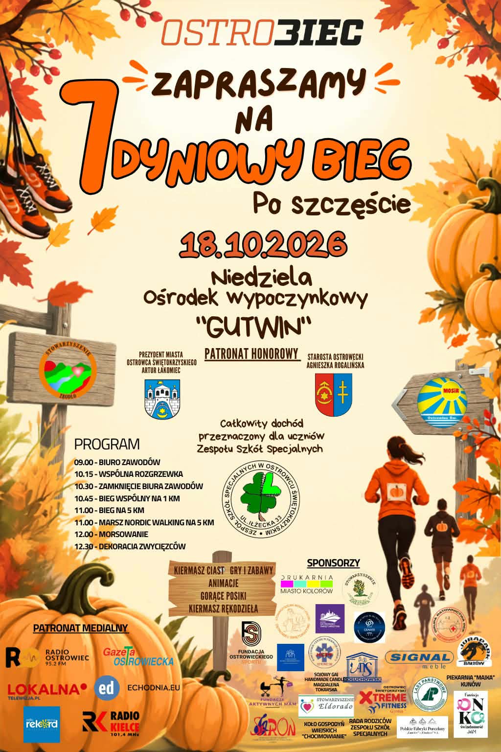 7 Dyniowy Bieg po Szczęście biegniemy i pomagamy