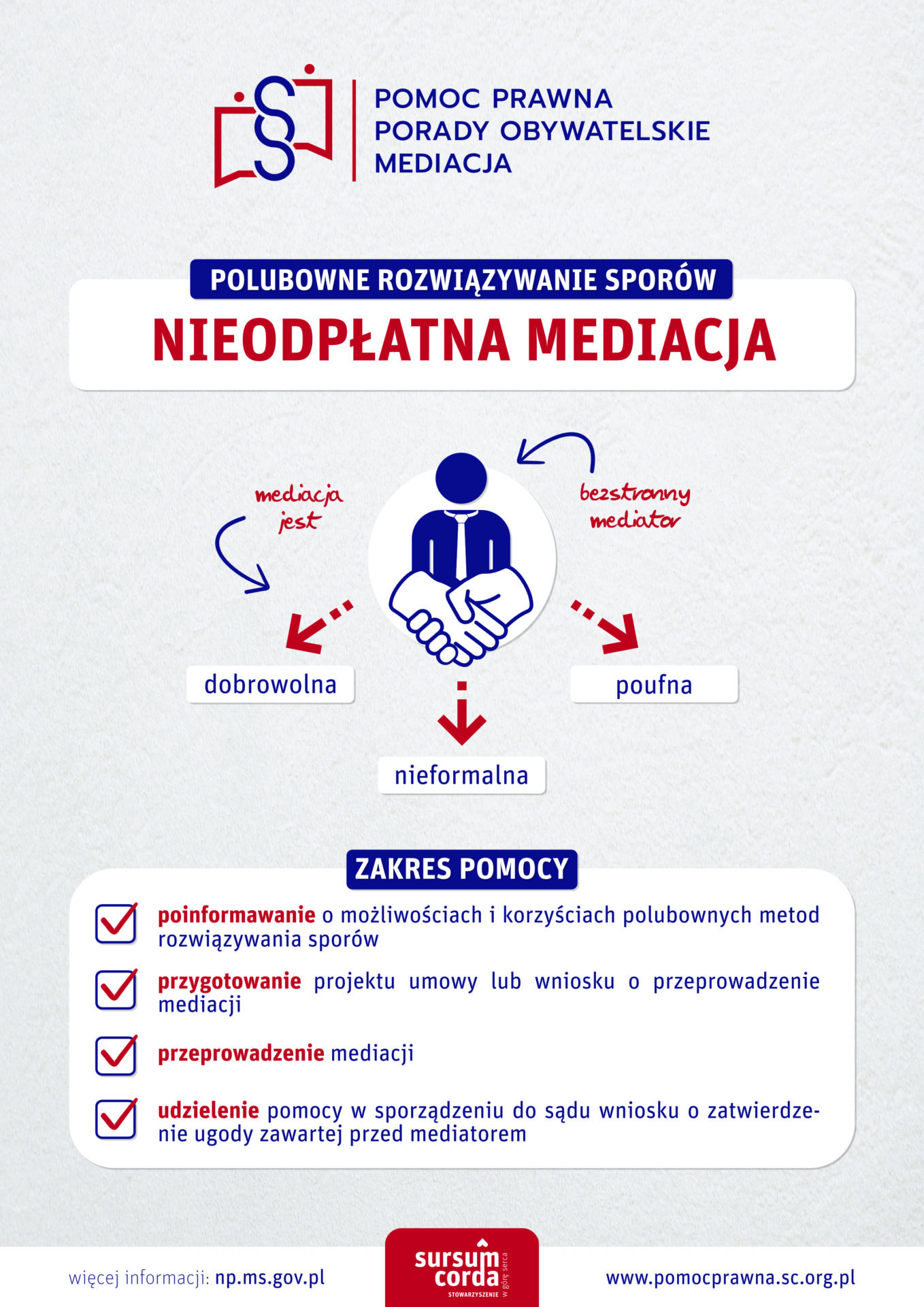 nieodpłatna mediacja