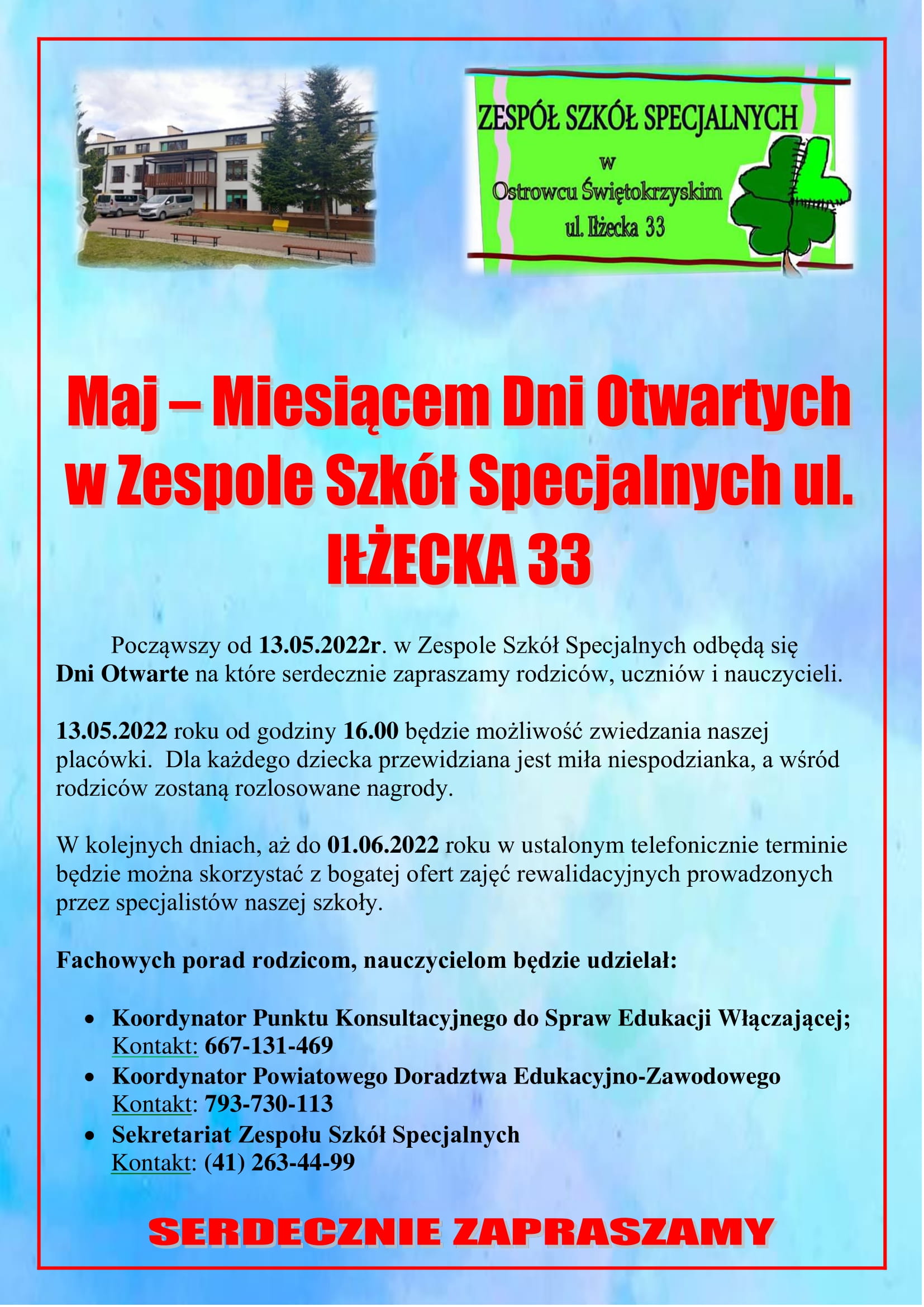 Dni Otwarte w Zespole Szkół Specjalnych