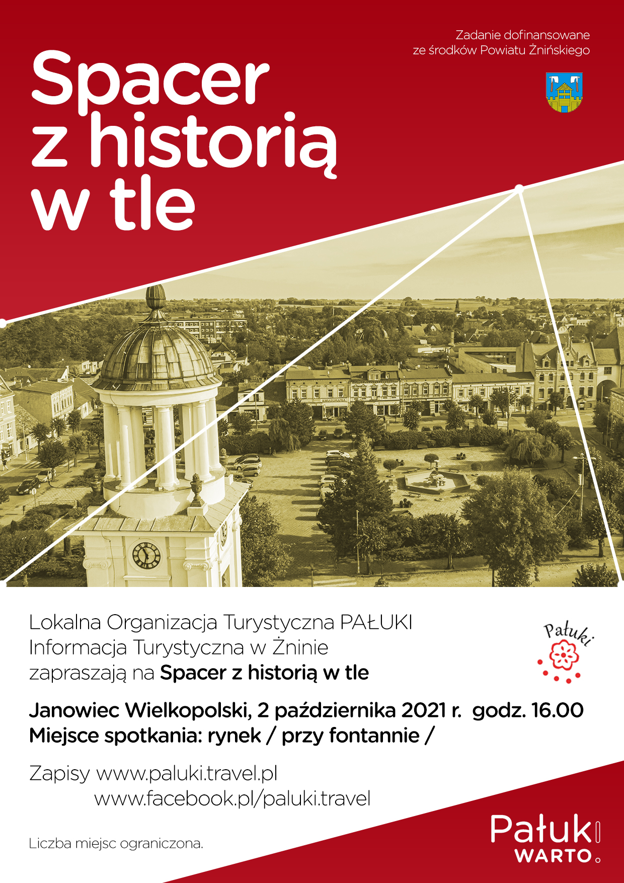 Spacer z historią w tle