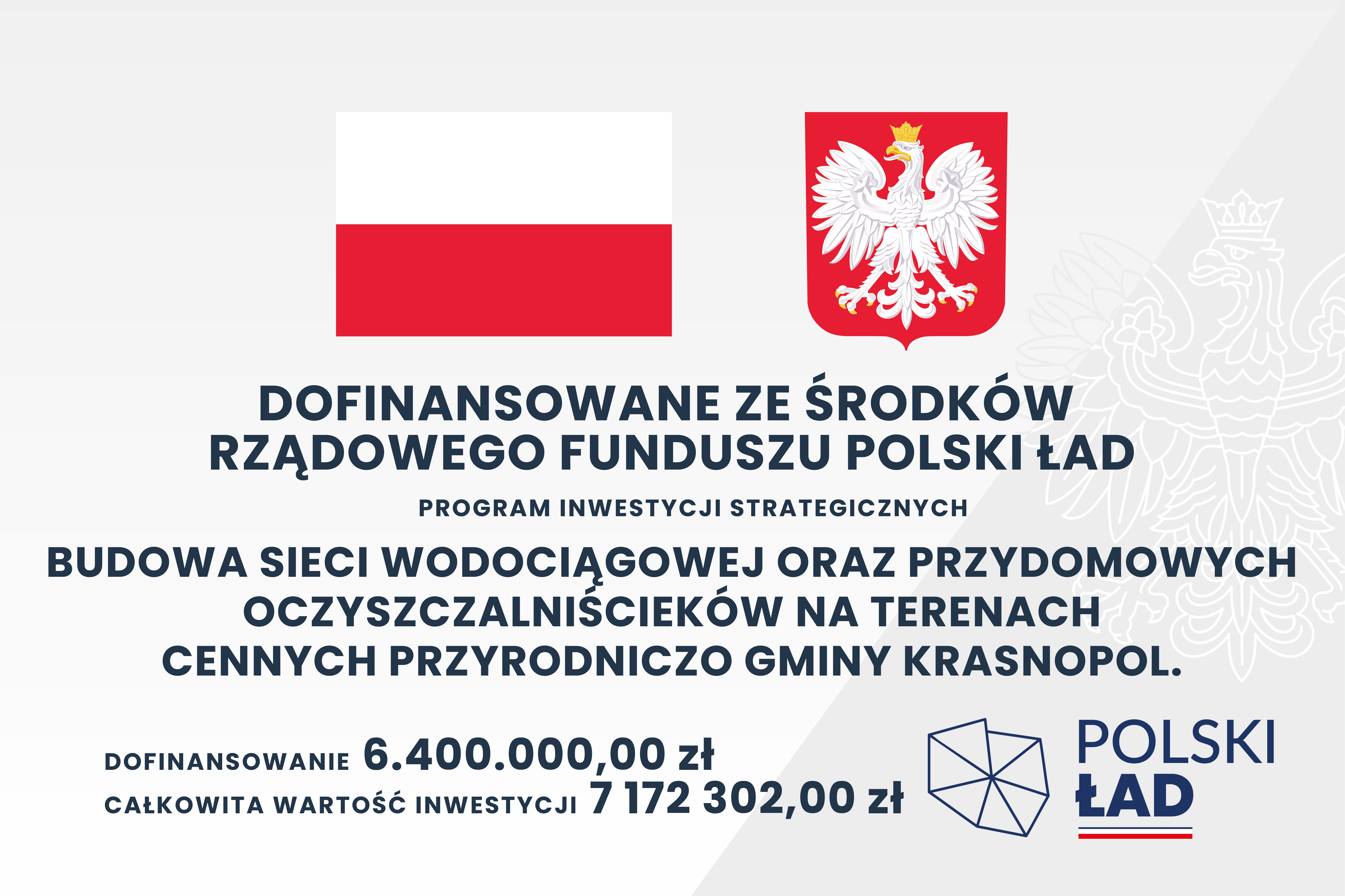 Budowa sieci wodociągowej oraz przydomowych oczyszczalni ścieków na terenach cennych przyrodniczo Gminy Krasnopol.