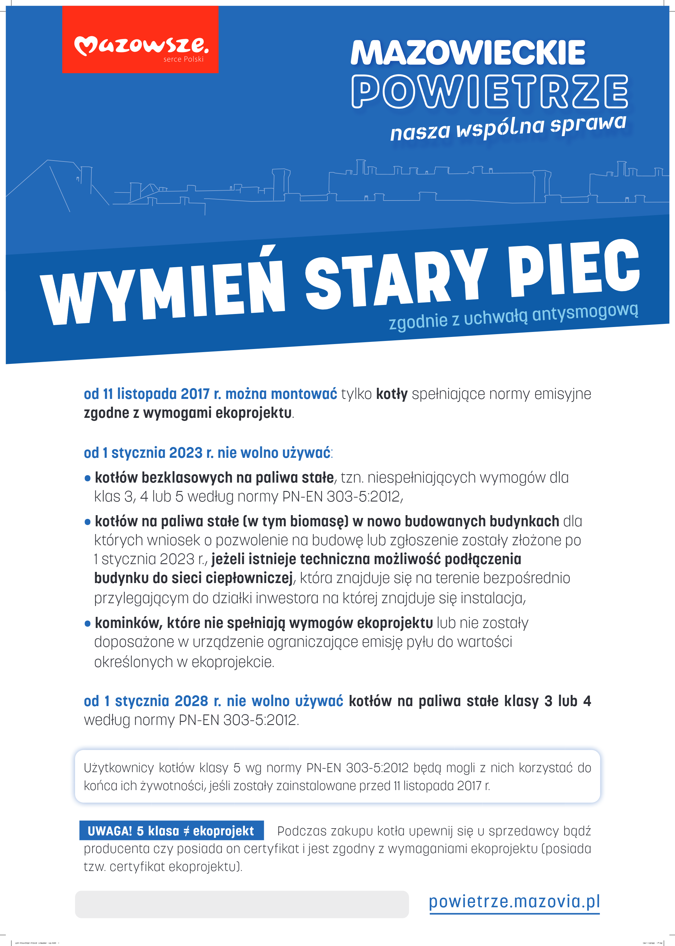 Wymień stary piec