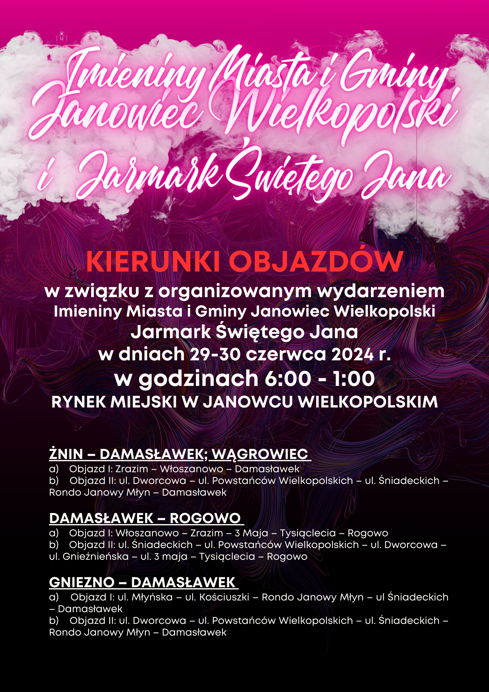 zmiana organizacji ruchu