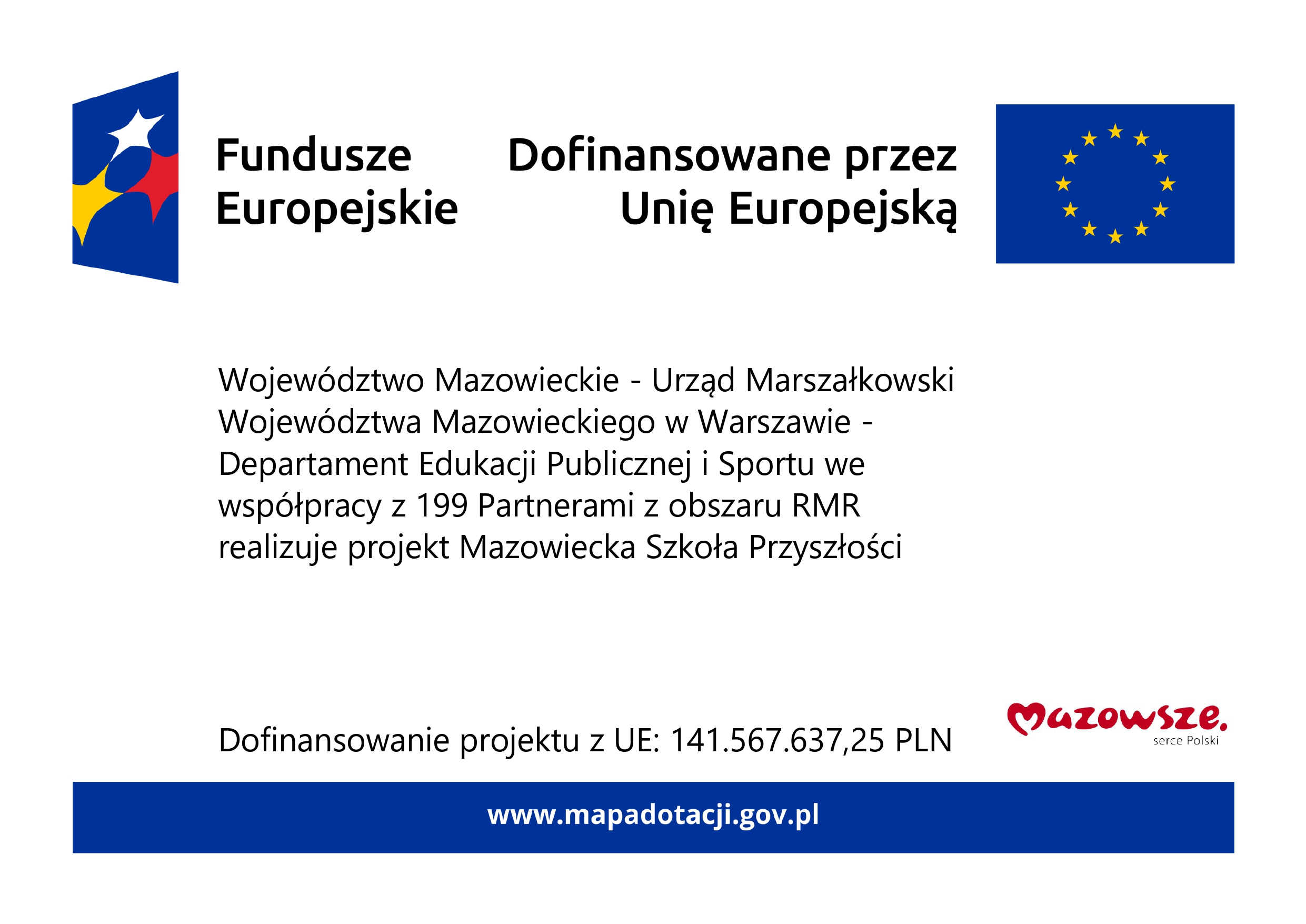 Plakat A3 program Mazowiecka Szkoła Przyszłości_RMR