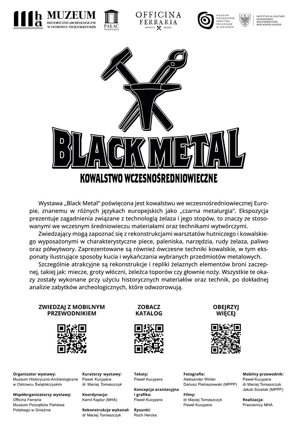 Wystawa Black Metal w Pałacu Wielopolskich w Częstocicach