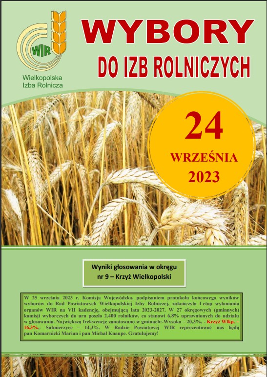 Wybory do Izb Rolniczych - wyniki głosowania