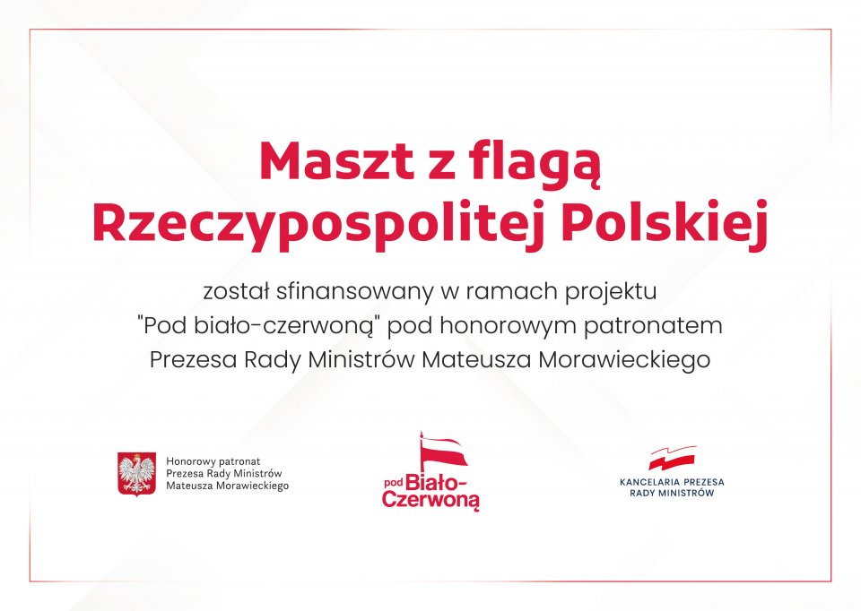 Pod biało-czerwoną plakat