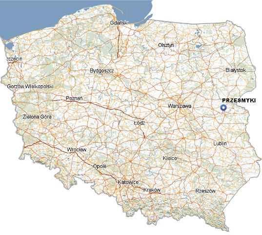 Położenie Gminy Przesmyki