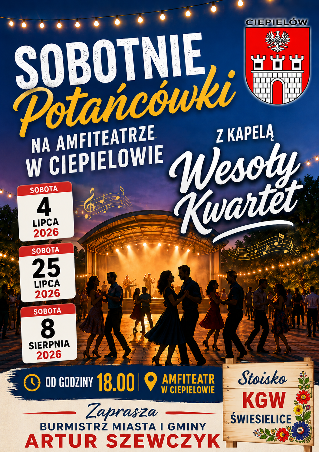 sobotnie potańcówki na amfiteatrze