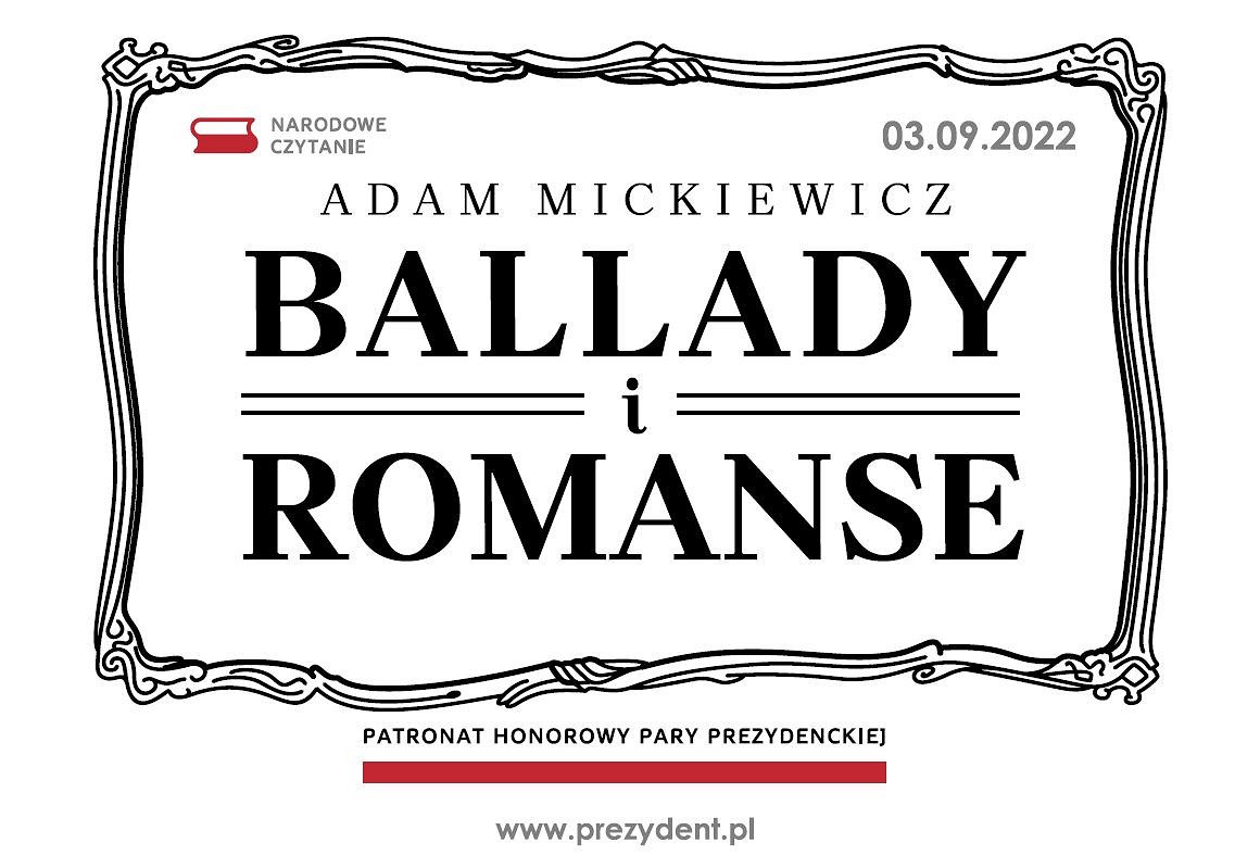 "Ballady i romanse" Adam Mickiewicz