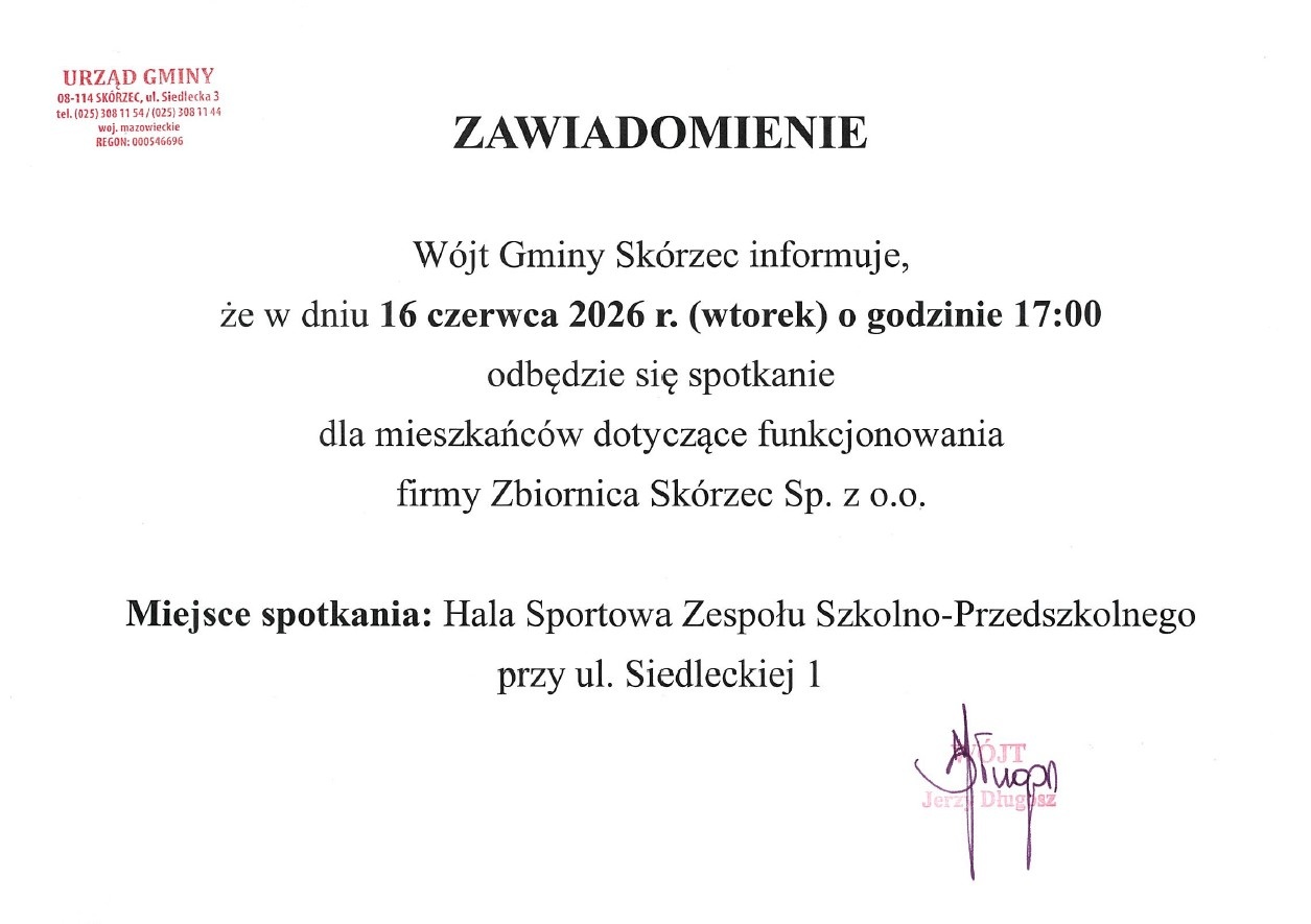 Zawiadomienie