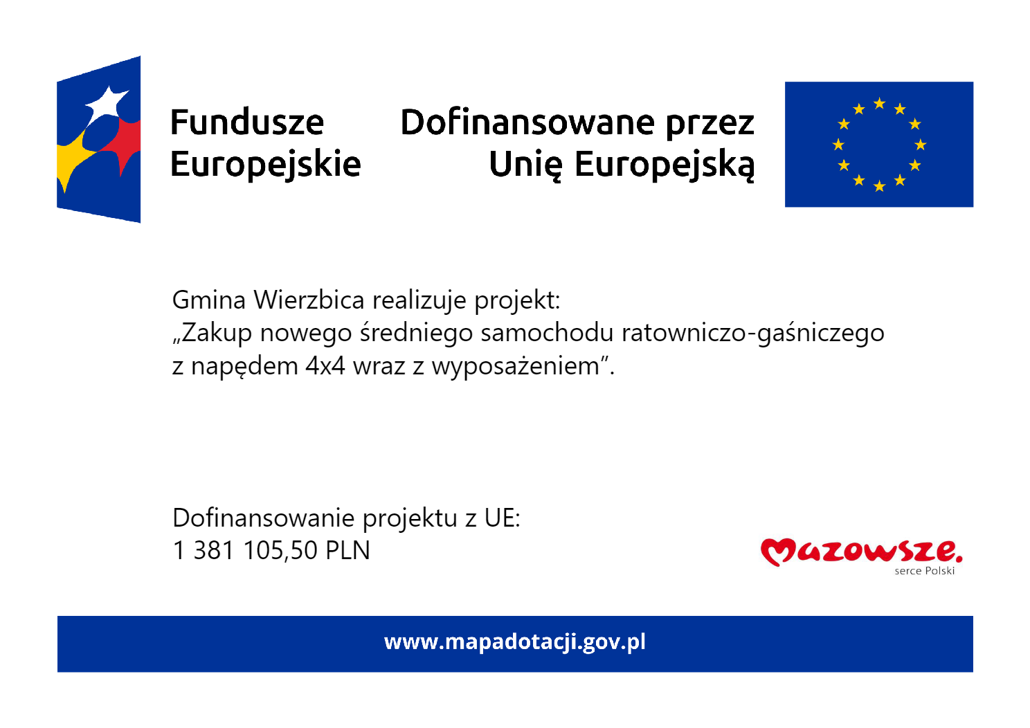 Tablica GBA OSP Wierzbica