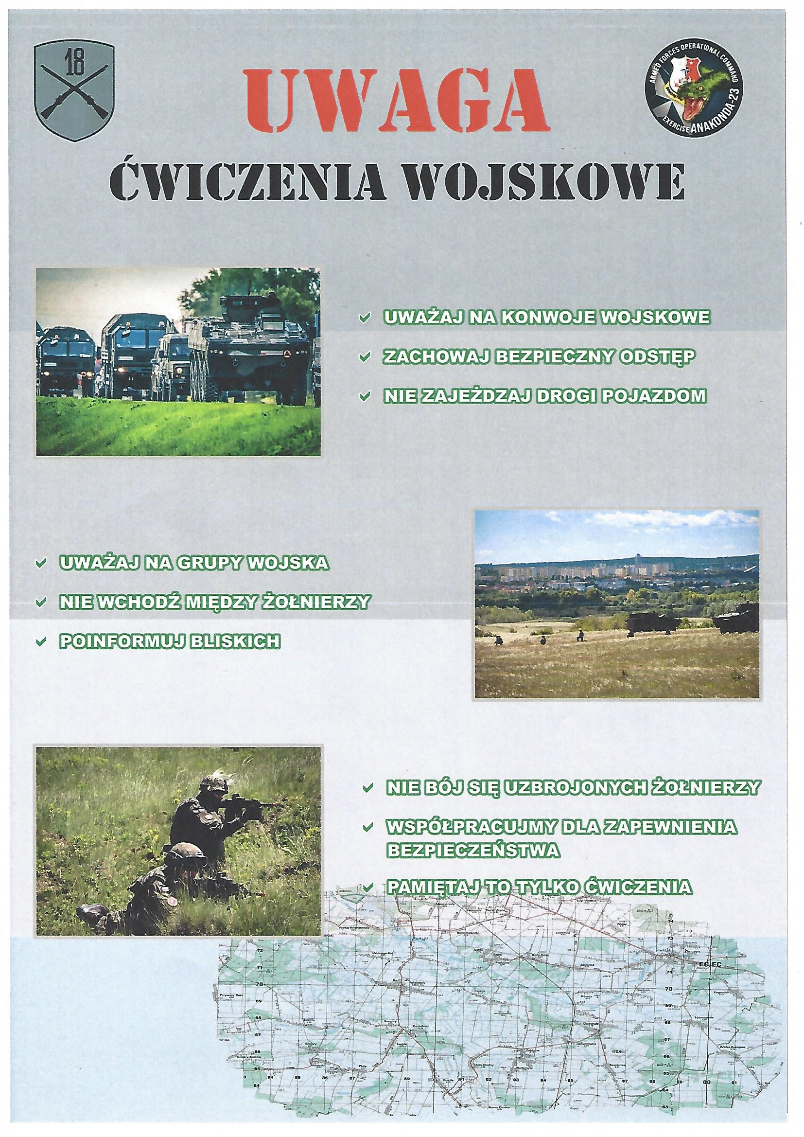Uwaga! Ćwiczenia wojskowe