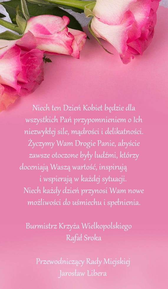 Dzień Kobiet Życzenia