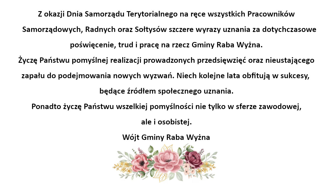 Dzień Samorządu Terytorialnego i Pracowników Samorządu