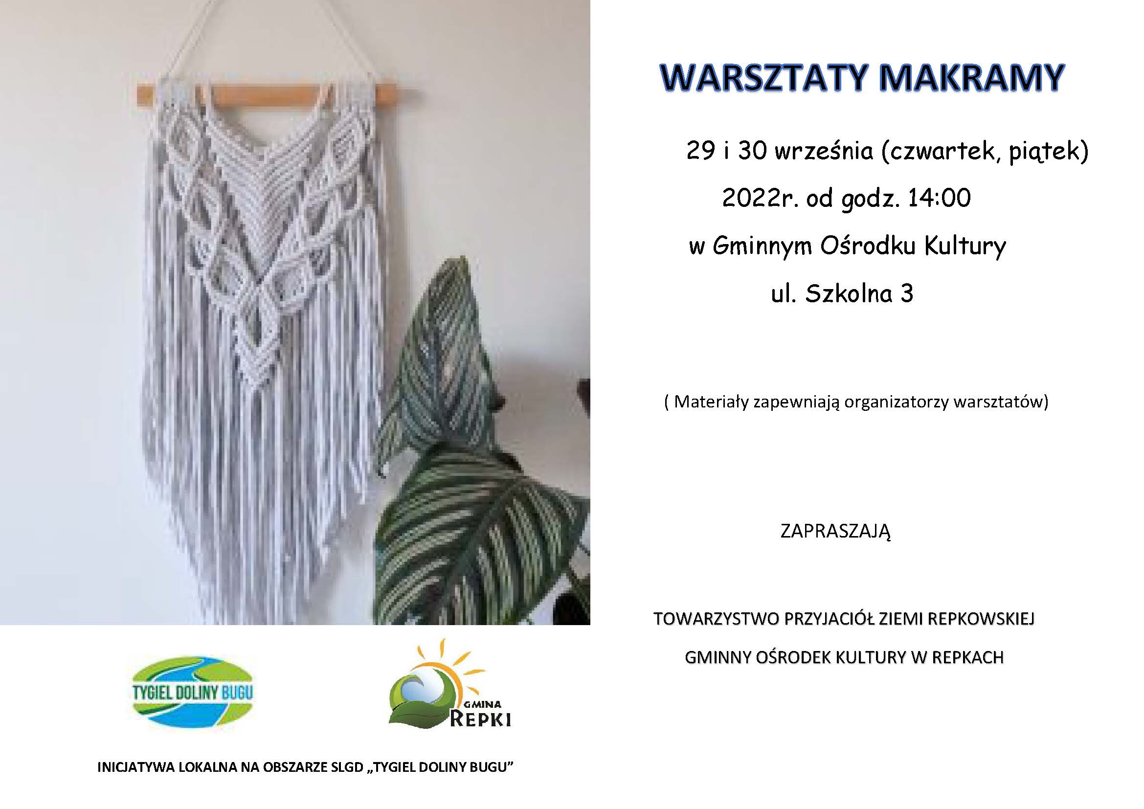 Warsztaty makramy