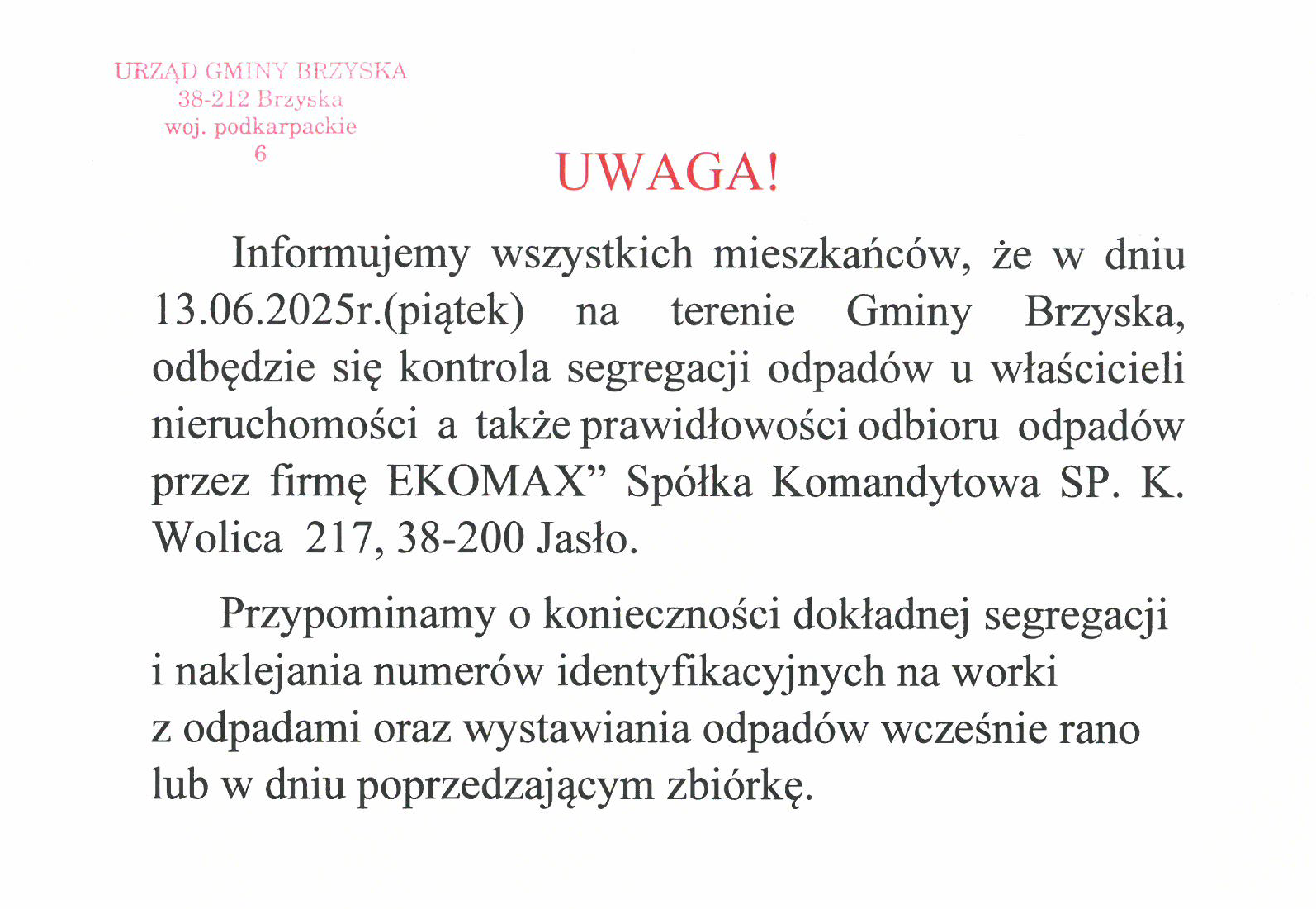 informacja