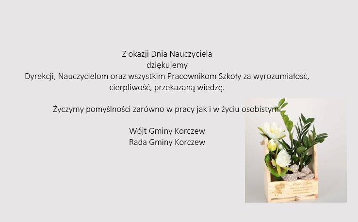 życzenia z okazji Dnia Nauczyciela