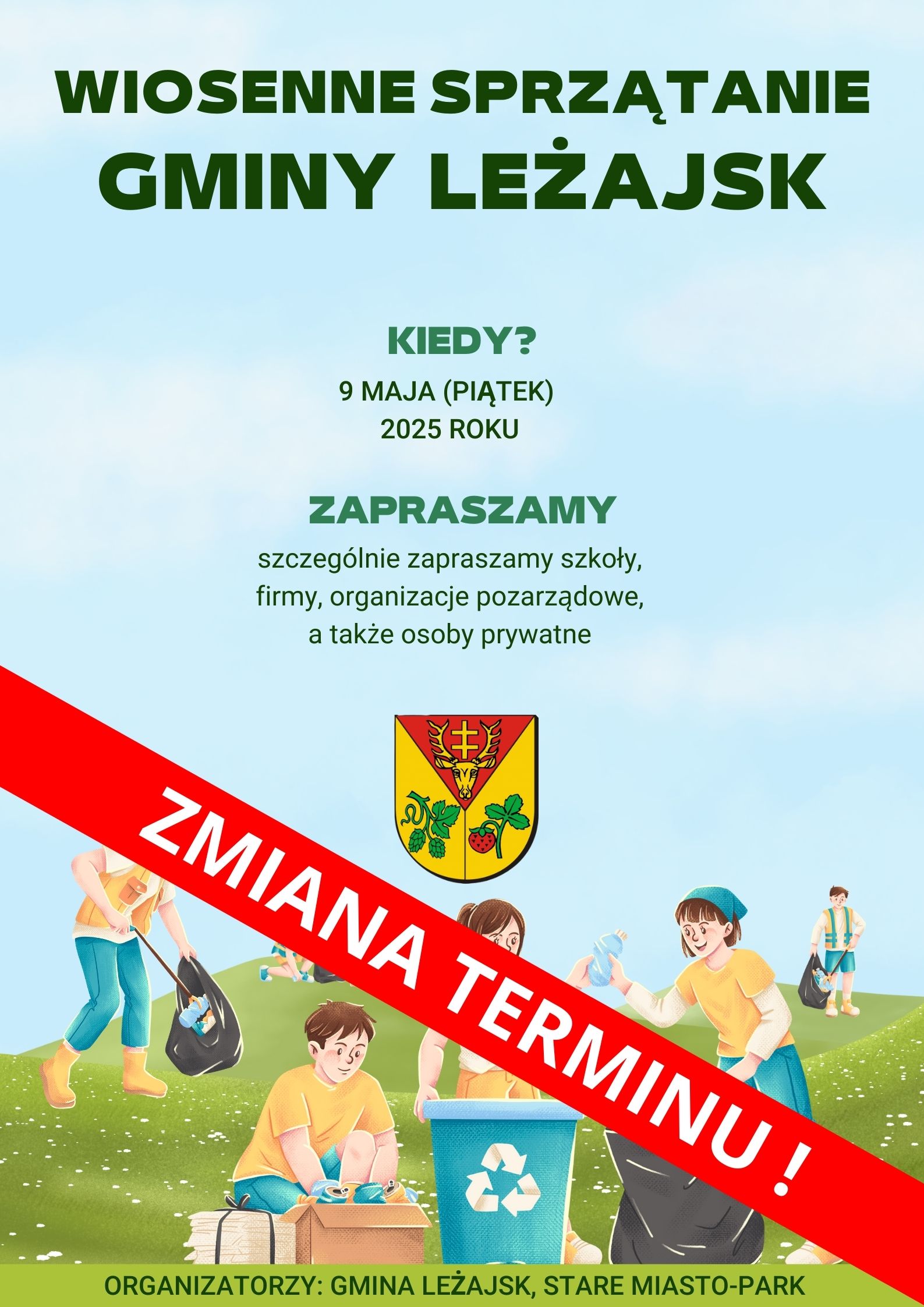 Wiosenne sprzątanie gminy